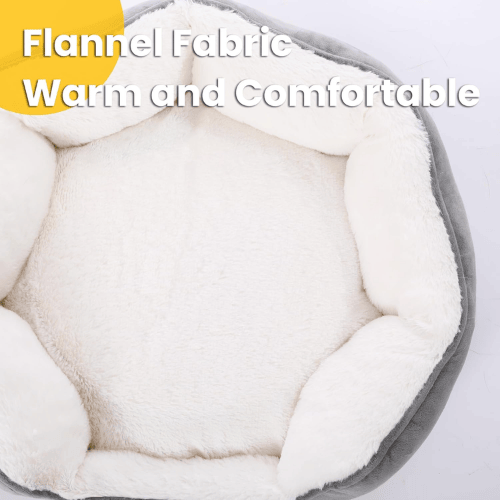 Heated Cat Bed for Indoor Pets – Ultra-Soft Velvet