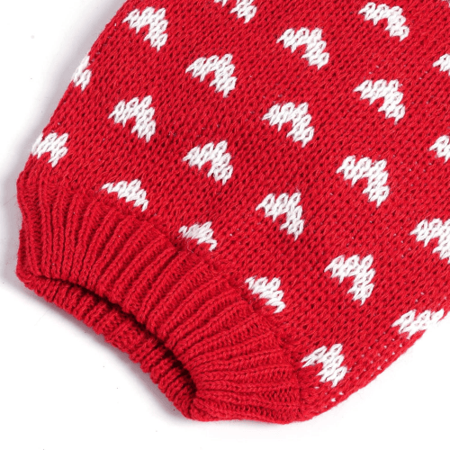 Pet Heart Knit Sweater – Ultra-Soft Holiday Puppy Pullover