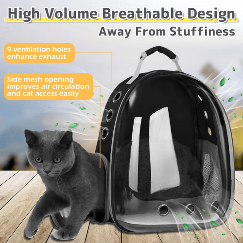 Transparent Space Capsule Pet Carrier Backpack