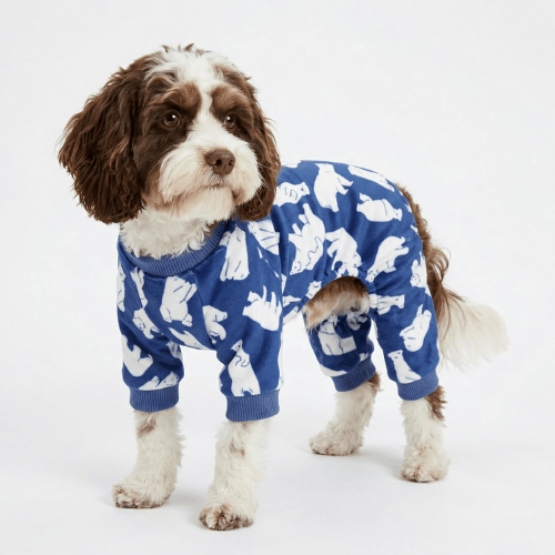 Soft Velvet Dog Pajamas – Lightweight Thermal Pet Jumpsuit