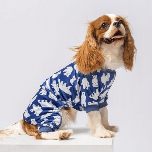 Soft Velvet Dog Pajamas – Lightweight Thermal Pet Jumpsuit