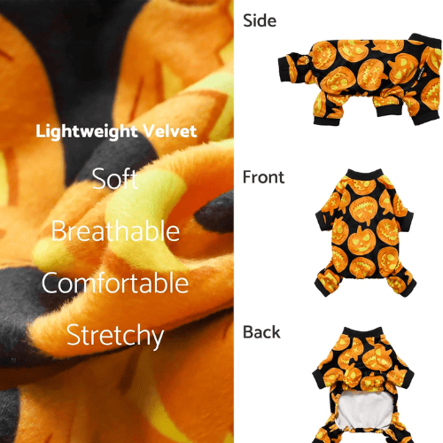 Soft Velvet Dog Pajamas – Lightweight Thermal Pet Jumpsuit