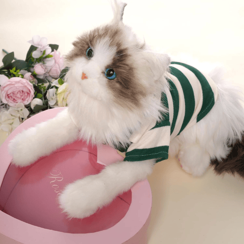 Striped Dog Polo Shirt – Classic Preppy Puppy Clothes