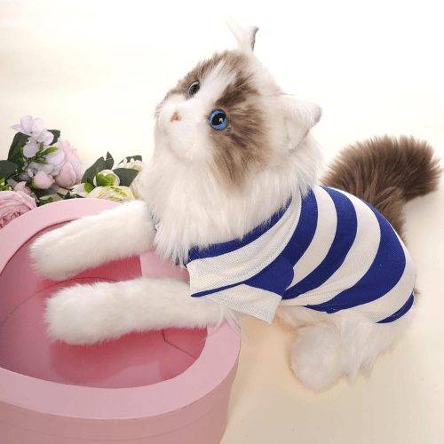 Striped Dog Polo Shirt – Classic Preppy Puppy Clothes