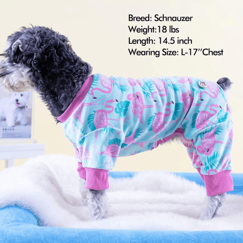 Easter Velvet Dog Pajamas – Soft Stretchy Pet Onesie