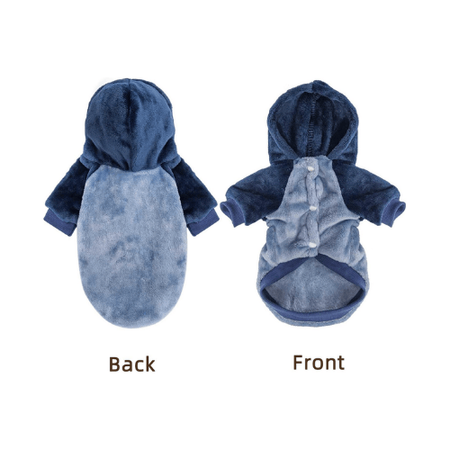 Warm Puppy Sweatshirt – Cozy Pet Winter Outfit with Easy-Closure Design