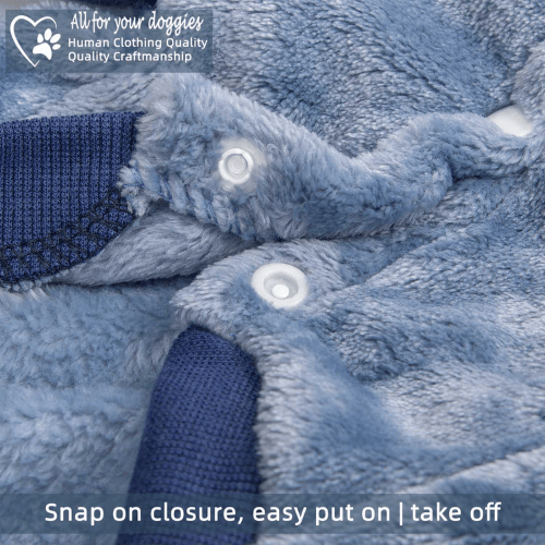 Warm Puppy Sweatshirt – Cozy Pet Winter Outfit with Easy-Closure Design