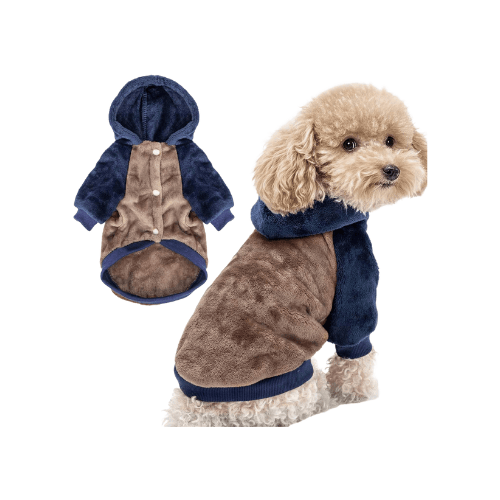 Warm Puppy Sweatshirt – Cozy Pet Winter Outfit with Easy-Closure Design