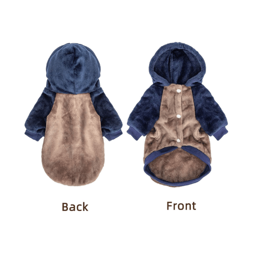 Warm Puppy Sweatshirt – Cozy Pet Winter Outfit with Easy-Closure Design