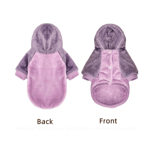 Warm Puppy Sweatshirt – Cozy Pet Winter Outfit with Easy-Closure Design