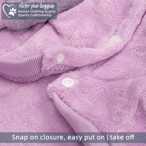 Warm Puppy Sweatshirt – Cozy Pet Winter Outfit with Easy-Closure Design