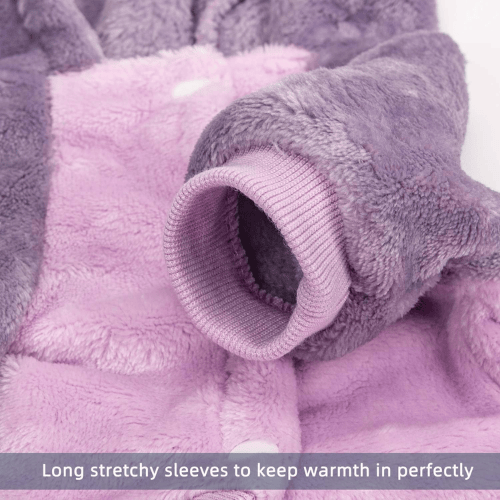 Warm Puppy Sweatshirt – Cozy Pet Winter Outfit with Easy-Closure Design