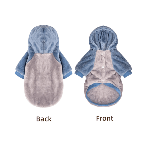 Warm Puppy Sweatshirt – Cozy Pet Winter Outfit with Easy-Closure Design