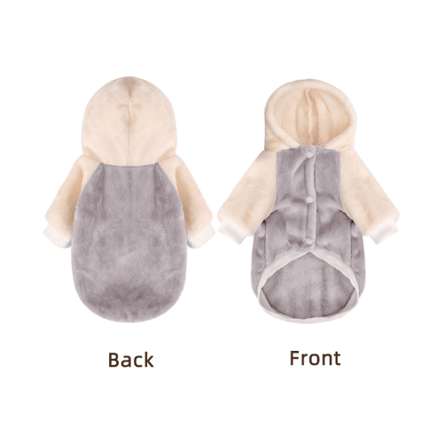 Warm Puppy Sweatshirt – Cozy Pet Winter Outfit with Easy-Closure Design