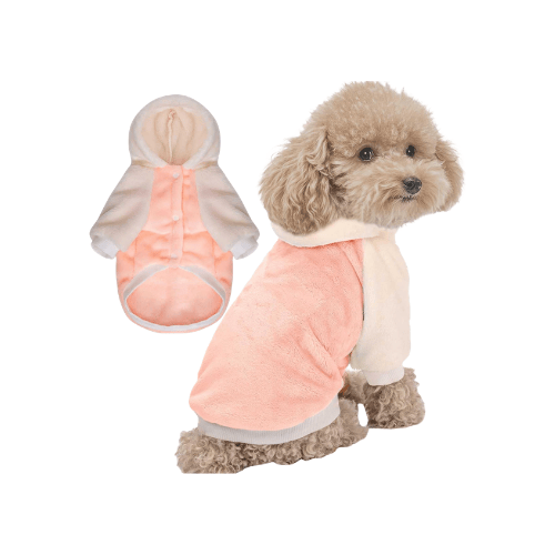 Warm Puppy Sweatshirt – Cozy Pet Winter Outfit with Easy-Closure Design