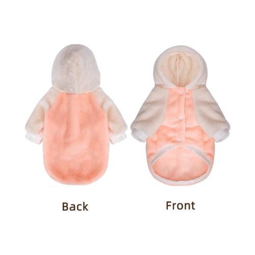 Warm Puppy Sweatshirt – Cozy Pet Winter Outfit with Easy-Closure Design