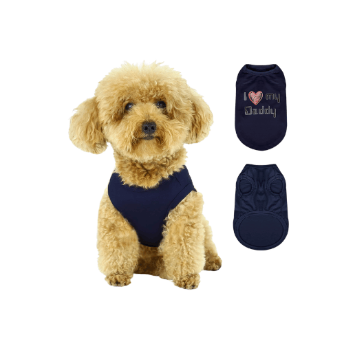 "I Love My Mommy" Sleeveless Dog Shirt – Breathable Moisture-Wicking Pet Tank Top