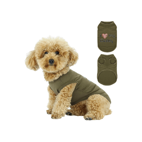 "I Love My Mommy" Sleeveless Dog Shirt – Breathable Moisture-Wicking Pet Tank Top