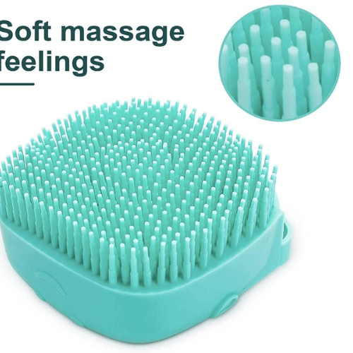 Ultimate 2-in-1 Pet Bath Brush – Soft Silicone Shampoo Dispensing Scrubber