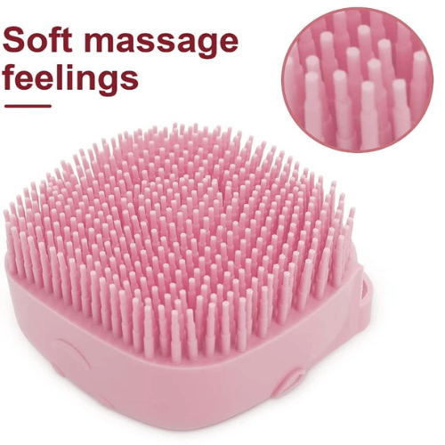 Ultimate 2-in-1 Pet Bath Brush – Soft Silicone Shampoo Dispensing Scrubber