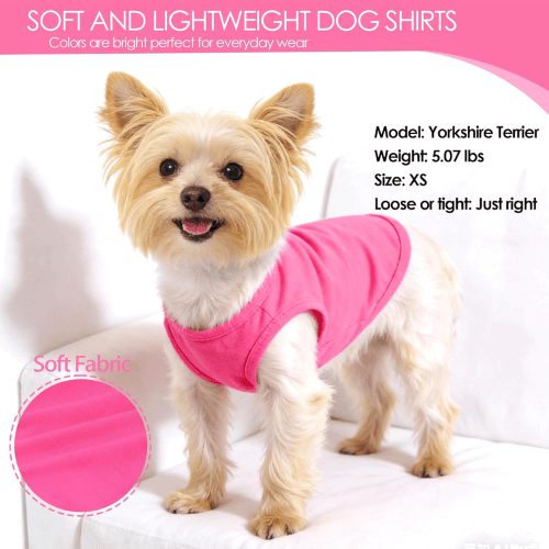 Modern "Camo-Cool" 2-Pack Dog Shirts – Soft & Breathable Summer Puppy Clothes