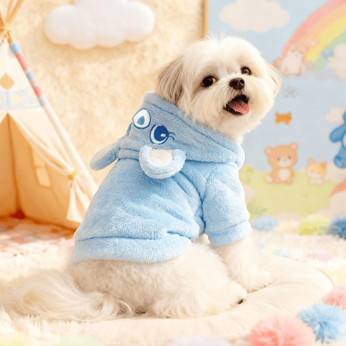 Modern "Bear-Hug" Dog Hoodie – Premium Plush Fleece Winter Sweater