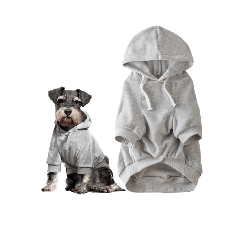 Modern "Eco-Velour" Dog Hoodie – Functional Winter Pet Coat with Leash Access