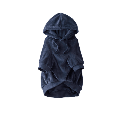 Modern "Eco-Velour" Dog Hoodie – Functional Winter Pet Coat with Leash Access