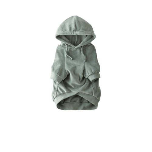 Modern "Eco-Velour" Dog Hoodie – Functional Winter Pet Coat with Leash Access