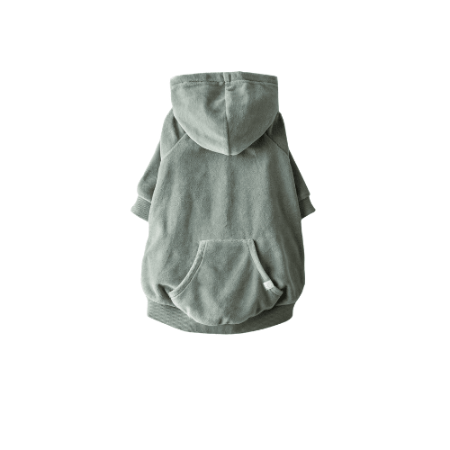Modern "Eco-Velour" Dog Hoodie – Functional Winter Pet Coat with Leash Access