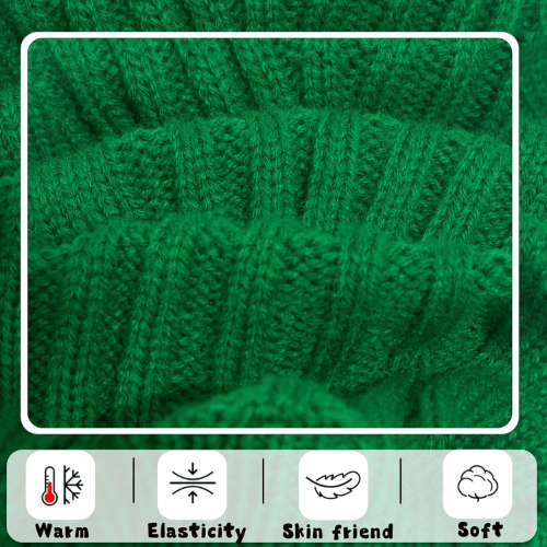 Modern "Urban Knit" Dog Turtleneck – Thick Winter Pullover Sweater