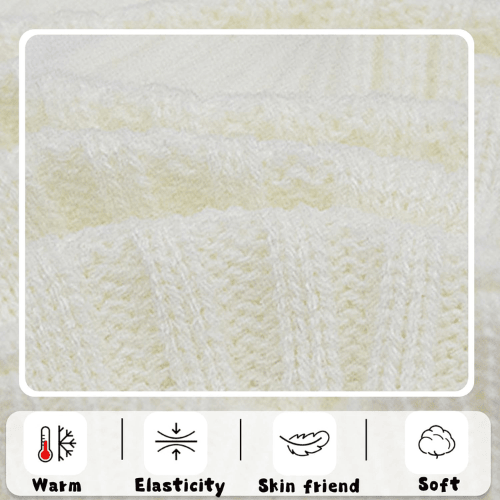 Modern "Urban Knit" Dog Turtleneck – Thick Winter Pullover Sweater