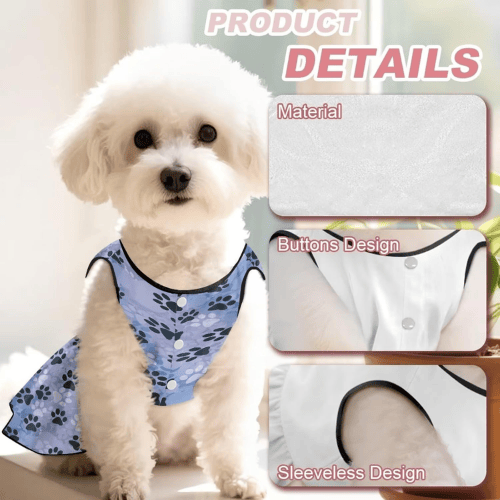 Modern "Petal-Soft" Princess Dress – Breathable Natural Cotton