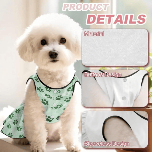Modern "Petal-Soft" Princess Dress – Breathable Natural Cotton