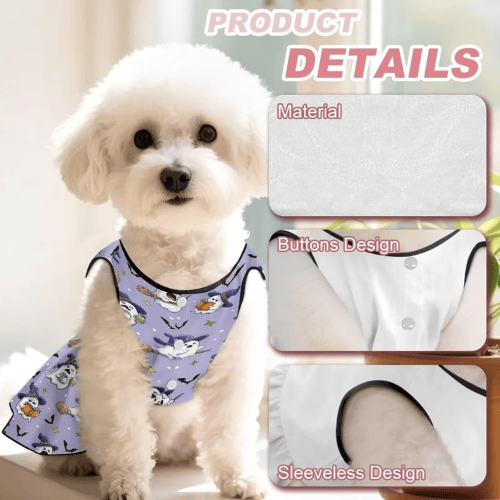 Modern "Petal-Soft" Princess Dress – Breathable Natural Cotton