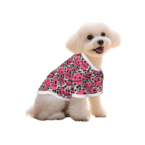 Modern "Vivid-Edge" Pet T-Shirt – Stylized Graphic Cotton Pullover