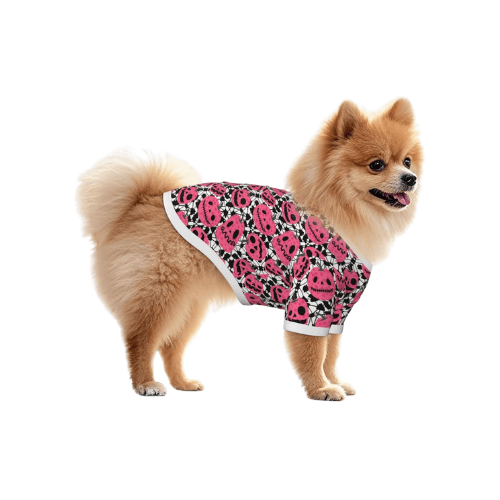 Modern "Vivid-Edge" Pet T-Shirt – Stylized Graphic Cotton Pullover