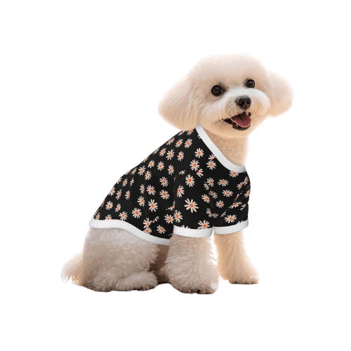 Modern "Vivid-Edge" Pet T-Shirt – Stylized Graphic Cotton Pullover
