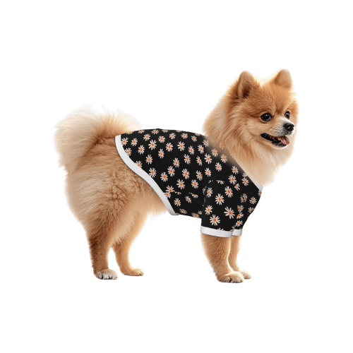 Modern "Vivid-Edge" Pet T-Shirt – Stylized Graphic Cotton Pullover