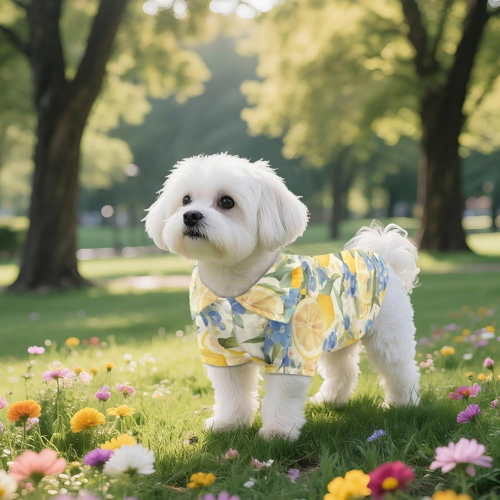 Modern "Island Bliss" Hawaiian Pet Shirt