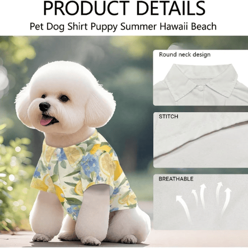 Modern "Island Bliss" Hawaiian Pet Shirt