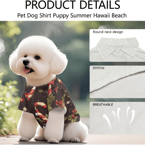 Modern "Island Bliss" Hawaiian Pet Shirt
