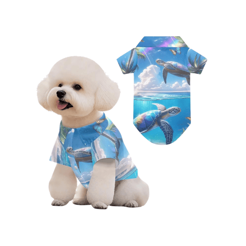 Modern "Island Bliss" Hawaiian Pet Shirt