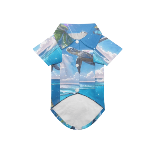 Modern "Island Bliss" Hawaiian Pet Shirt