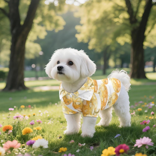 Modern "Island Bliss" Hawaiian Pet Shirt
