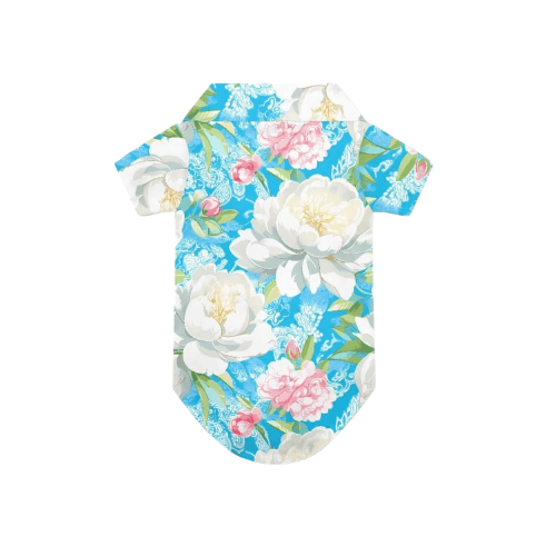 Modern "Island Bliss" Hawaiian Pet Shirt