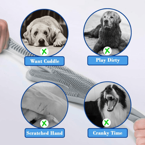 Multi-Purpose Silicone Pet Grooming & Bathing Gloves